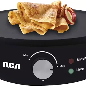 RCA Crepera de plancha Anti-Adherente con temperatura ajustable