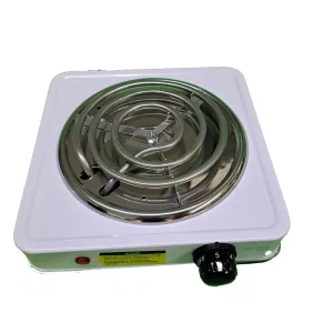 Parrilla eléctrica de 1 quemador con termostato
